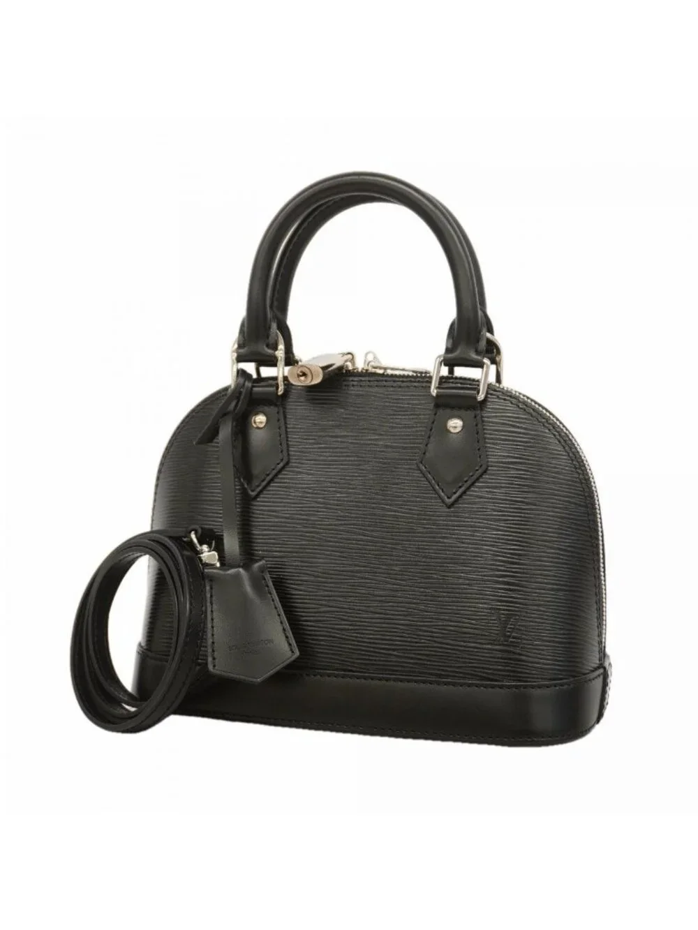 Louis Vuitton Handbag Epi Alma BB Noir 2-Way